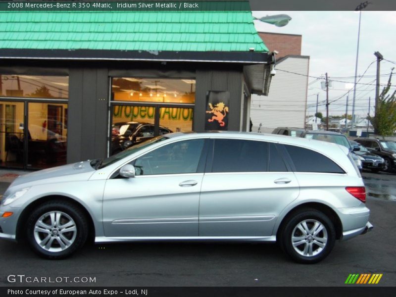 Iridium Silver Metallic / Black 2008 Mercedes-Benz R 350 4Matic