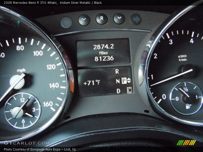 Iridium Silver Metallic / Black 2008 Mercedes-Benz R 350 4Matic
