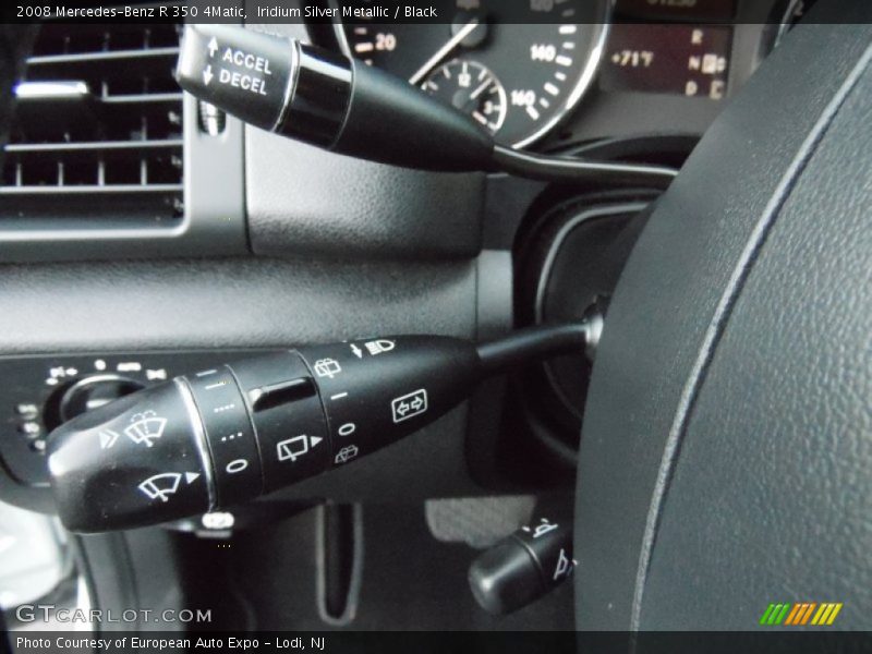 Iridium Silver Metallic / Black 2008 Mercedes-Benz R 350 4Matic