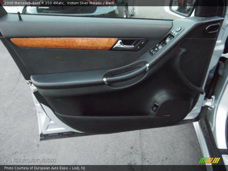 Iridium Silver Metallic / Black 2008 Mercedes-Benz R 350 4Matic