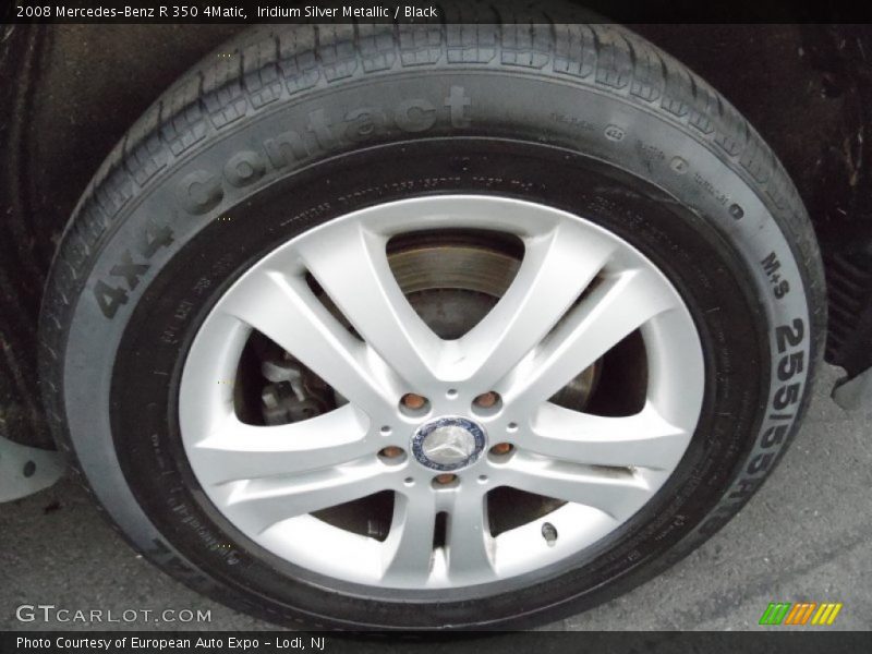 Iridium Silver Metallic / Black 2008 Mercedes-Benz R 350 4Matic