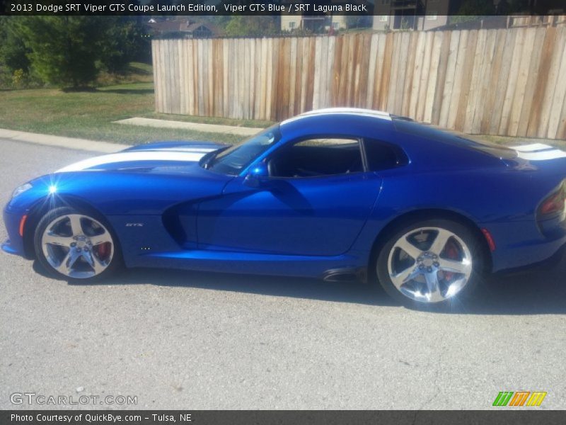 Viper GTS Blue / SRT Laguna Black 2013 Dodge SRT Viper GTS Coupe Launch Edition