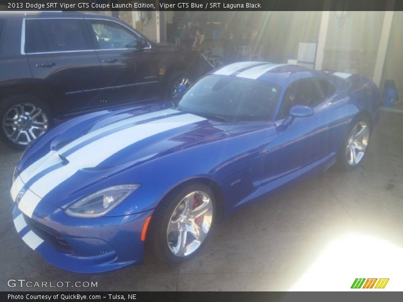 Viper GTS Blue / SRT Laguna Black 2013 Dodge SRT Viper GTS Coupe Launch Edition