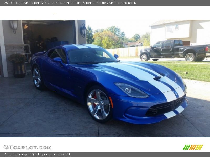 Viper GTS Blue / SRT Laguna Black 2013 Dodge SRT Viper GTS Coupe Launch Edition