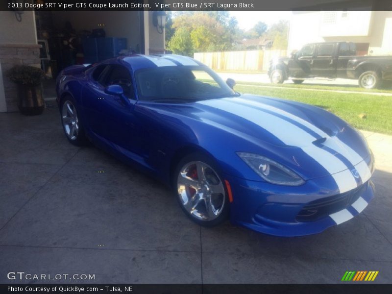 Viper GTS Blue / SRT Laguna Black 2013 Dodge SRT Viper GTS Coupe Launch Edition