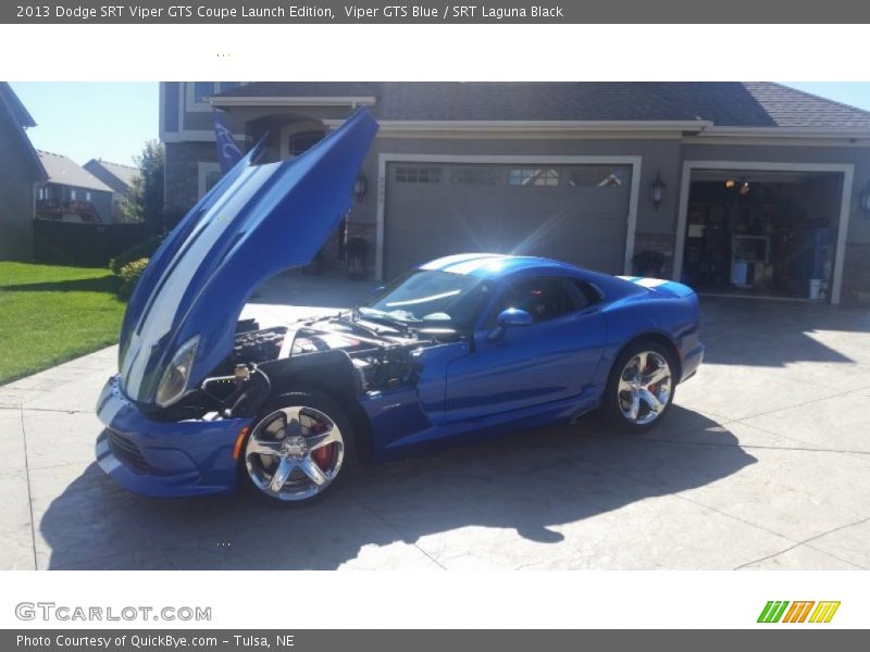 Viper GTS Blue / SRT Laguna Black 2013 Dodge SRT Viper GTS Coupe Launch Edition