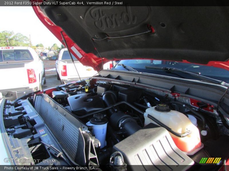Vermillion Red / Steel 2012 Ford F350 Super Duty XLT SuperCab 4x4