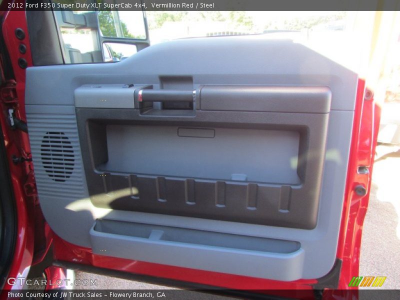 Vermillion Red / Steel 2012 Ford F350 Super Duty XLT SuperCab 4x4