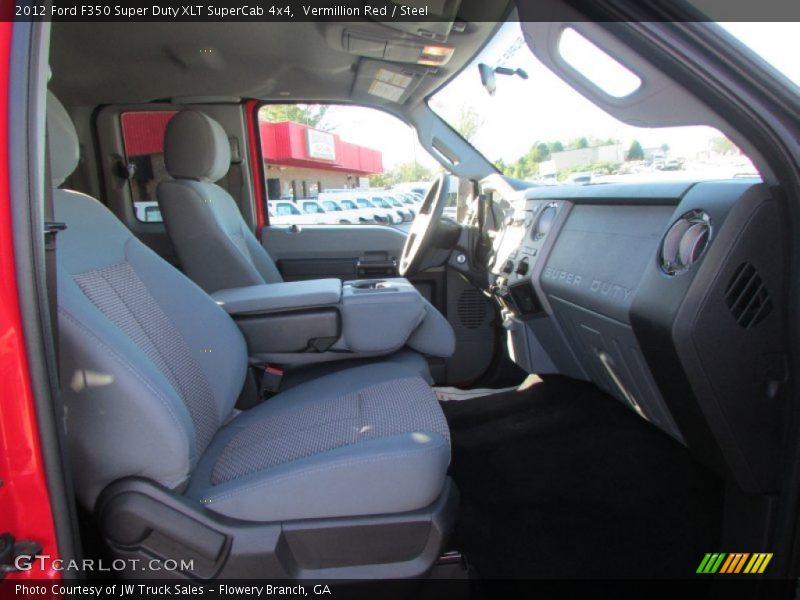 Vermillion Red / Steel 2012 Ford F350 Super Duty XLT SuperCab 4x4