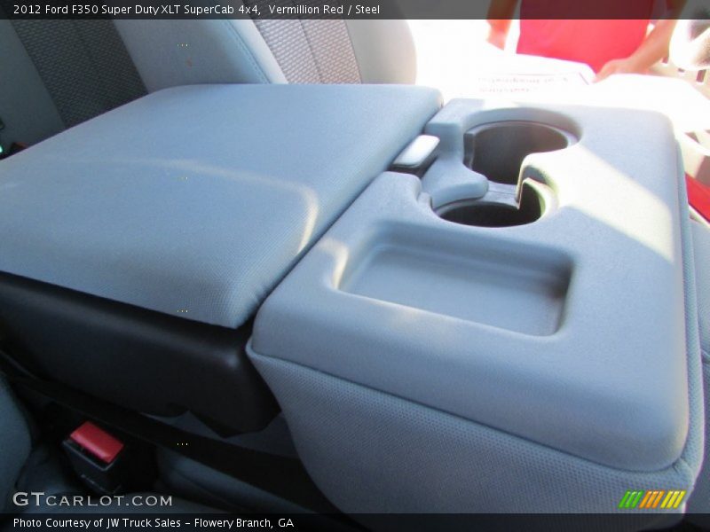 Vermillion Red / Steel 2012 Ford F350 Super Duty XLT SuperCab 4x4