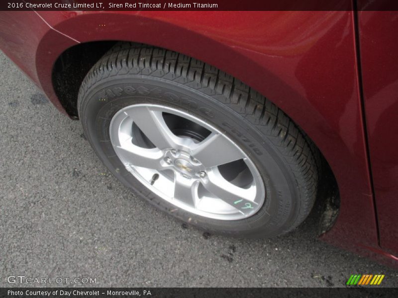 Siren Red Tintcoat / Medium Titanium 2016 Chevrolet Cruze Limited LT
