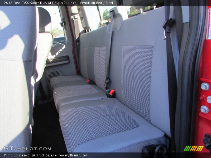 Vermillion Red / Steel 2012 Ford F350 Super Duty XLT SuperCab 4x4
