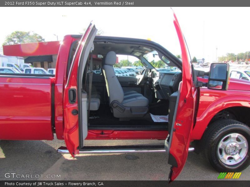 Vermillion Red / Steel 2012 Ford F350 Super Duty XLT SuperCab 4x4