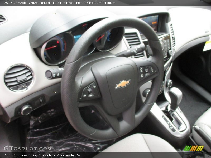 Siren Red Tintcoat / Medium Titanium 2016 Chevrolet Cruze Limited LT