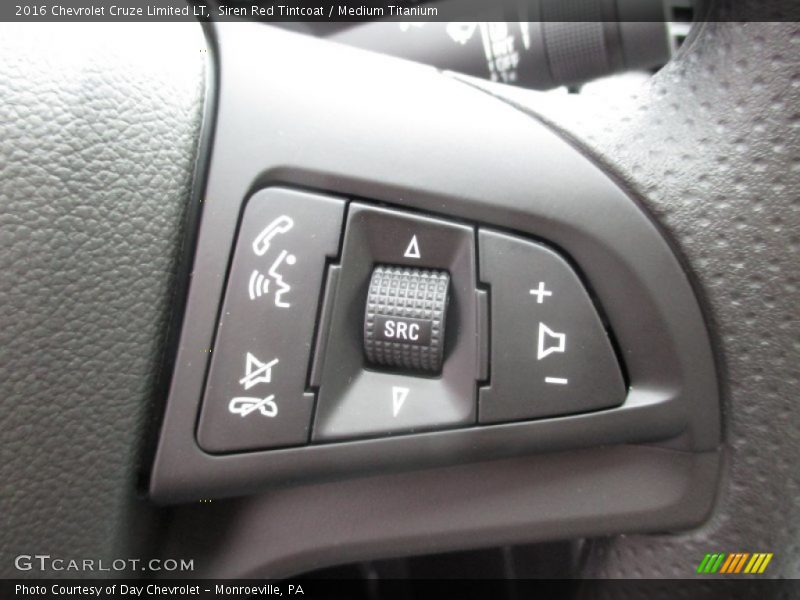 Siren Red Tintcoat / Medium Titanium 2016 Chevrolet Cruze Limited LT