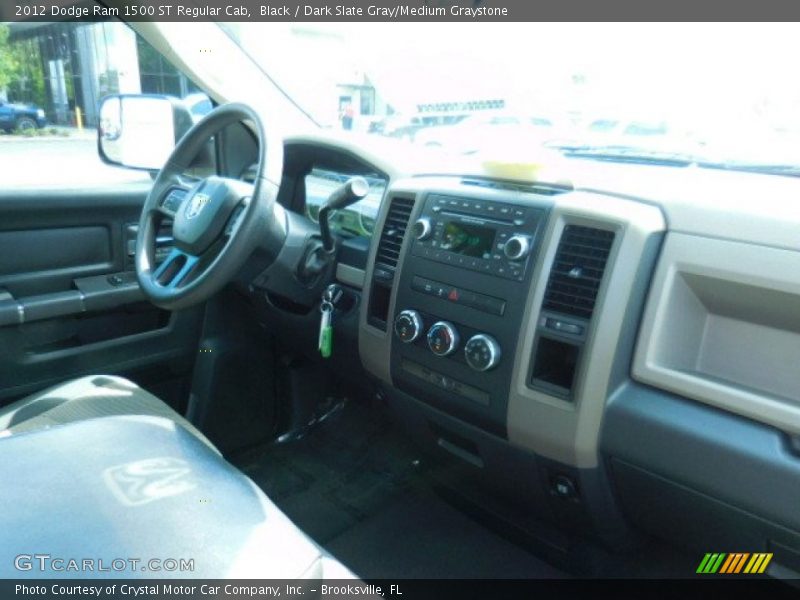 Black / Dark Slate Gray/Medium Graystone 2012 Dodge Ram 1500 ST Regular Cab