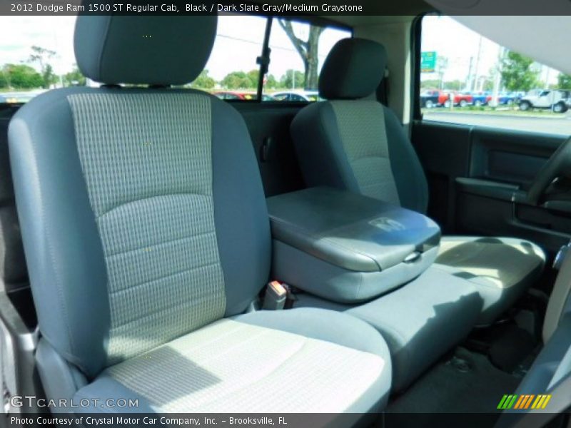 Black / Dark Slate Gray/Medium Graystone 2012 Dodge Ram 1500 ST Regular Cab