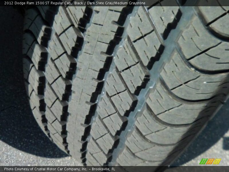 Black / Dark Slate Gray/Medium Graystone 2012 Dodge Ram 1500 ST Regular Cab