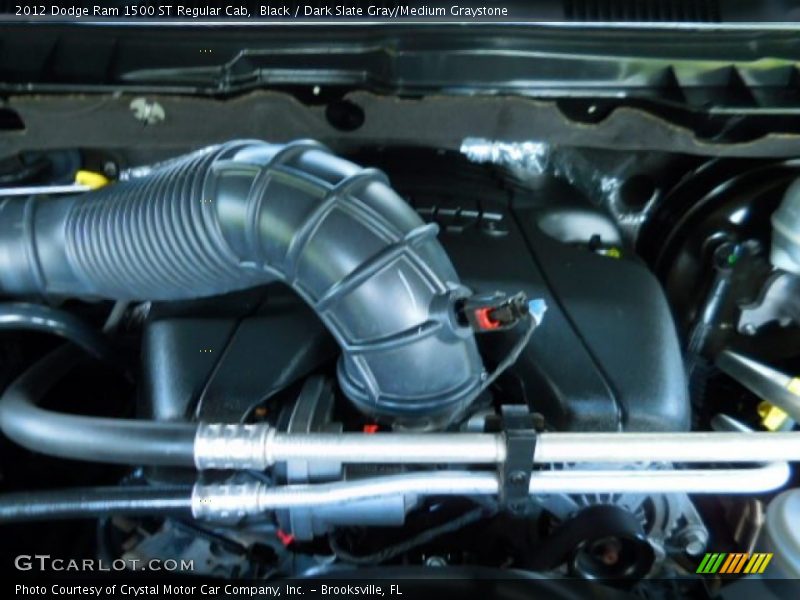 Black / Dark Slate Gray/Medium Graystone 2012 Dodge Ram 1500 ST Regular Cab