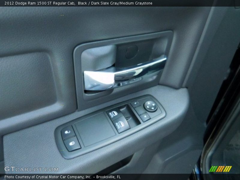 Black / Dark Slate Gray/Medium Graystone 2012 Dodge Ram 1500 ST Regular Cab