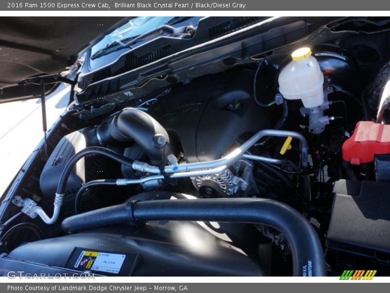 Brilliant Black Crystal Pearl / Black/Diesel Gray 2016 Ram 1500 Express Crew Cab