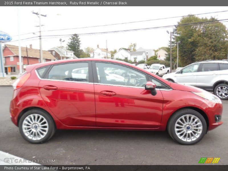  2015 Fiesta Titanium Hatchback Ruby Red Metallic