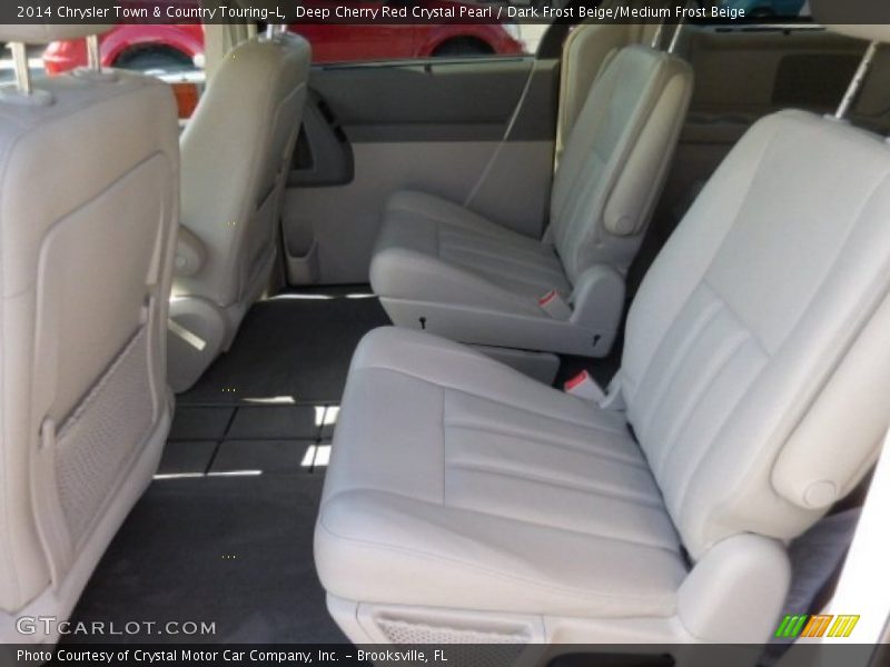 Deep Cherry Red Crystal Pearl / Dark Frost Beige/Medium Frost Beige 2014 Chrysler Town & Country Touring-L