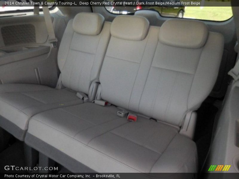 Deep Cherry Red Crystal Pearl / Dark Frost Beige/Medium Frost Beige 2014 Chrysler Town & Country Touring-L