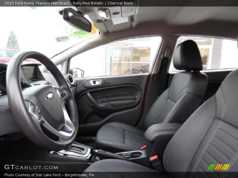 Front Seat of 2015 Fiesta Titanium Hatchback