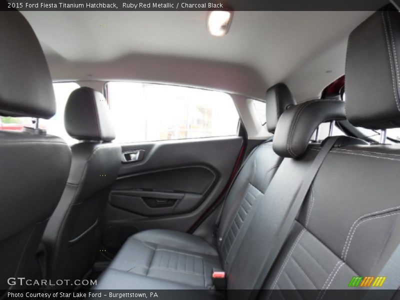Ruby Red Metallic / Charcoal Black 2015 Ford Fiesta Titanium Hatchback