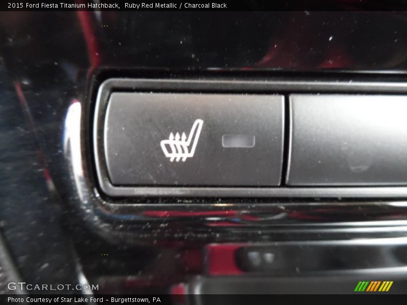 Ruby Red Metallic / Charcoal Black 2015 Ford Fiesta Titanium Hatchback