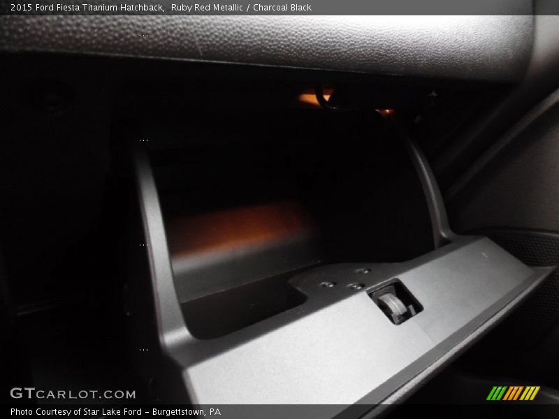 Ruby Red Metallic / Charcoal Black 2015 Ford Fiesta Titanium Hatchback