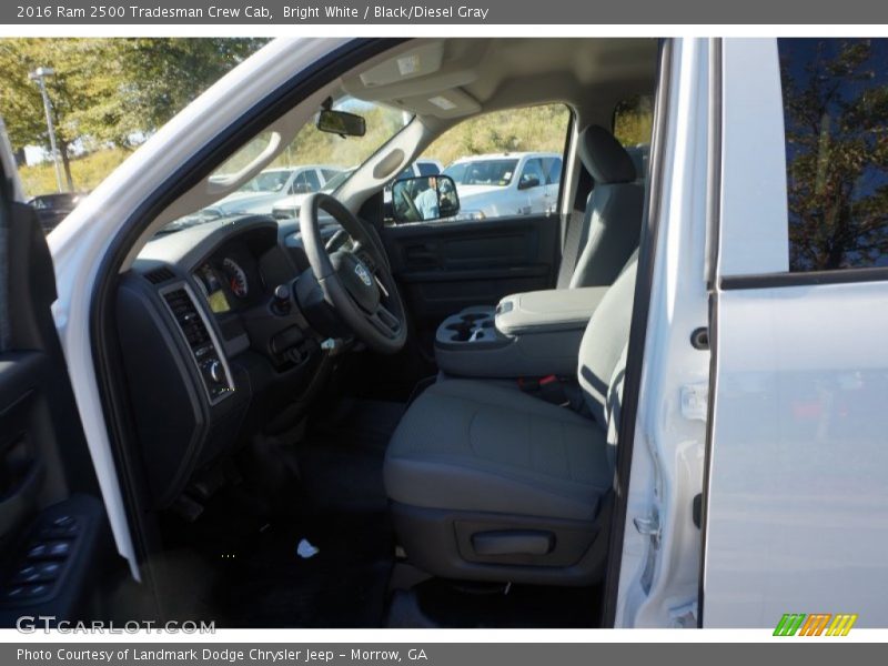 Bright White / Black/Diesel Gray 2016 Ram 2500 Tradesman Crew Cab
