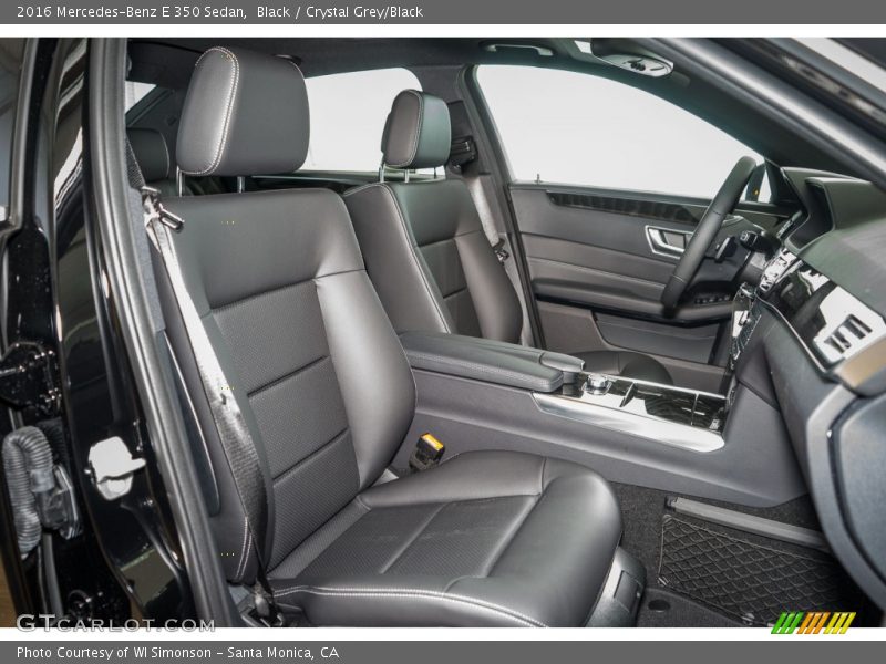 Black / Crystal Grey/Black 2016 Mercedes-Benz E 350 Sedan