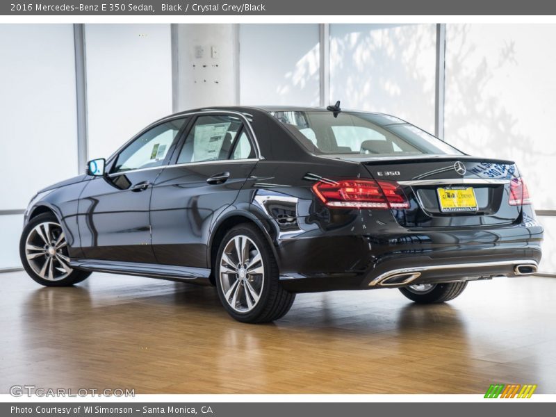 Black / Crystal Grey/Black 2016 Mercedes-Benz E 350 Sedan