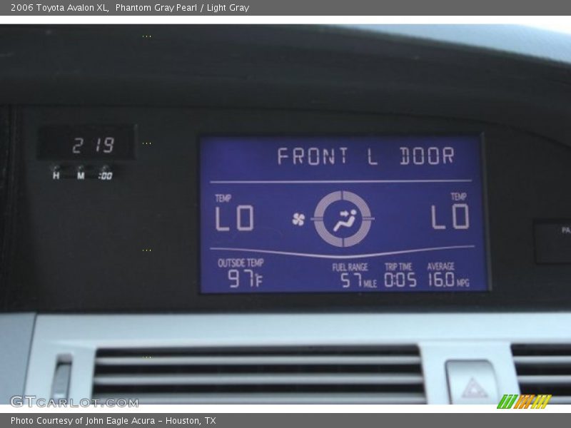 Phantom Gray Pearl / Light Gray 2006 Toyota Avalon XL