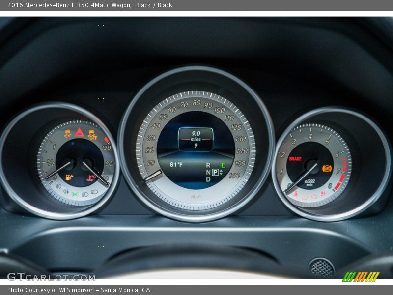  2016 E 350 4Matic Wagon 350 4Matic Wagon Gauges