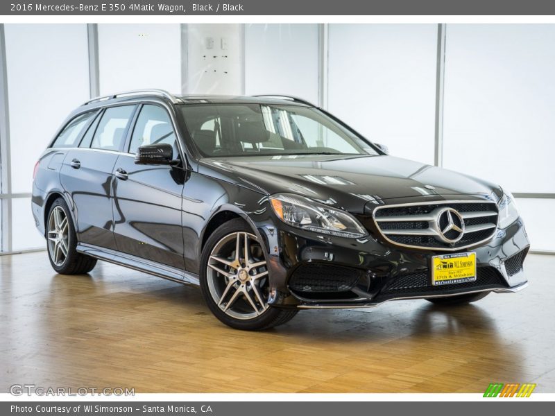 Black / Black 2016 Mercedes-Benz E 350 4Matic Wagon