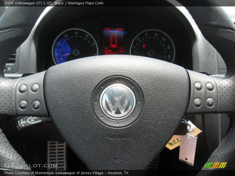 Black / Interlagos Plaid Cloth 2006 Volkswagen GTI 2.0T
