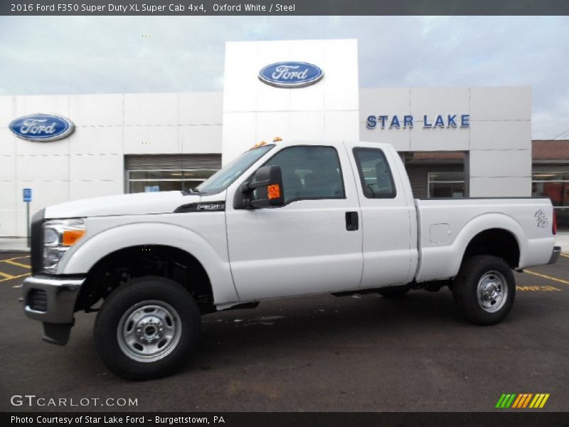 Oxford White / Steel 2016 Ford F350 Super Duty XL Super Cab 4x4