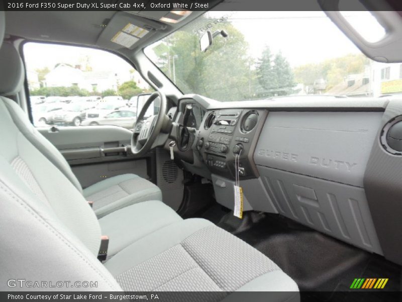 2016 F350 Super Duty XL Super Cab 4x4 Steel Interior