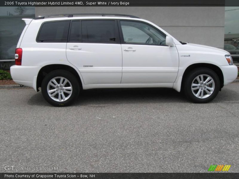 Super White / Ivory Beige 2006 Toyota Highlander Hybrid Limited 4WD