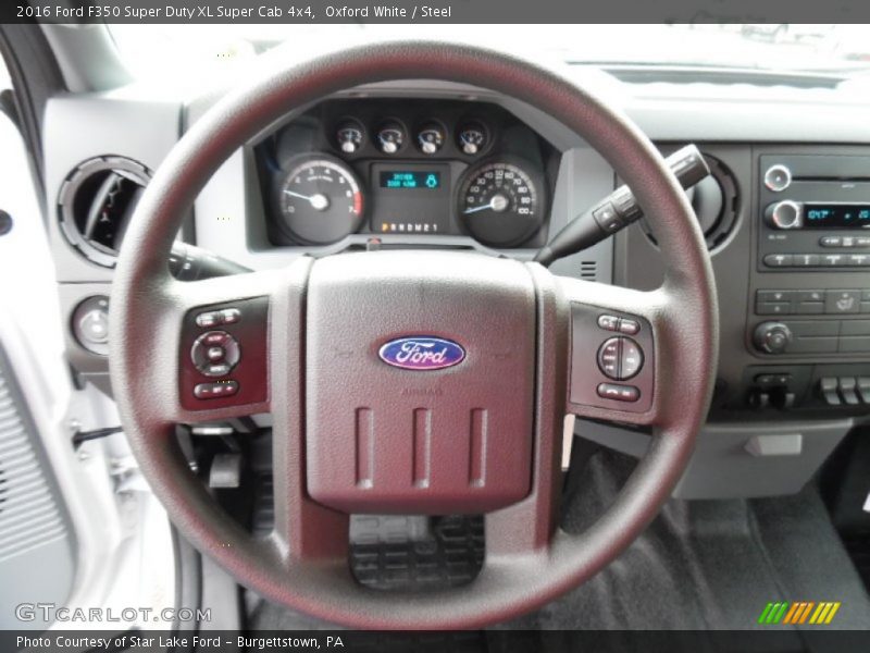  2016 F350 Super Duty XL Super Cab 4x4 Steering Wheel
