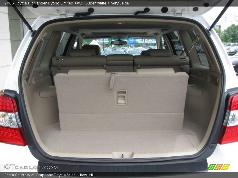 Super White / Ivory Beige 2006 Toyota Highlander Hybrid Limited 4WD