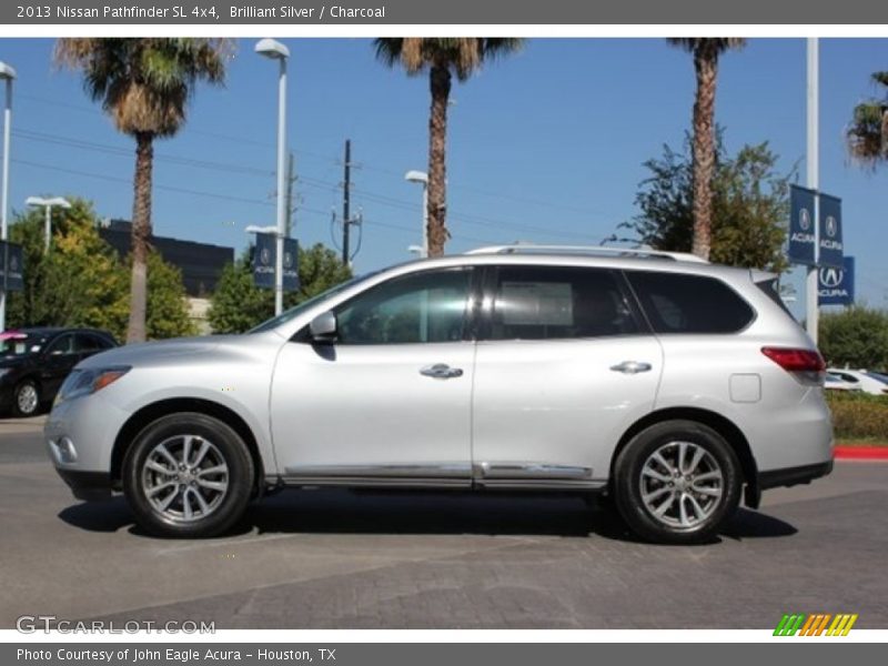 Brilliant Silver / Charcoal 2013 Nissan Pathfinder SL 4x4