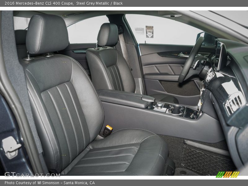 Steel Grey Metallic / Black 2016 Mercedes-Benz CLS 400 Coupe