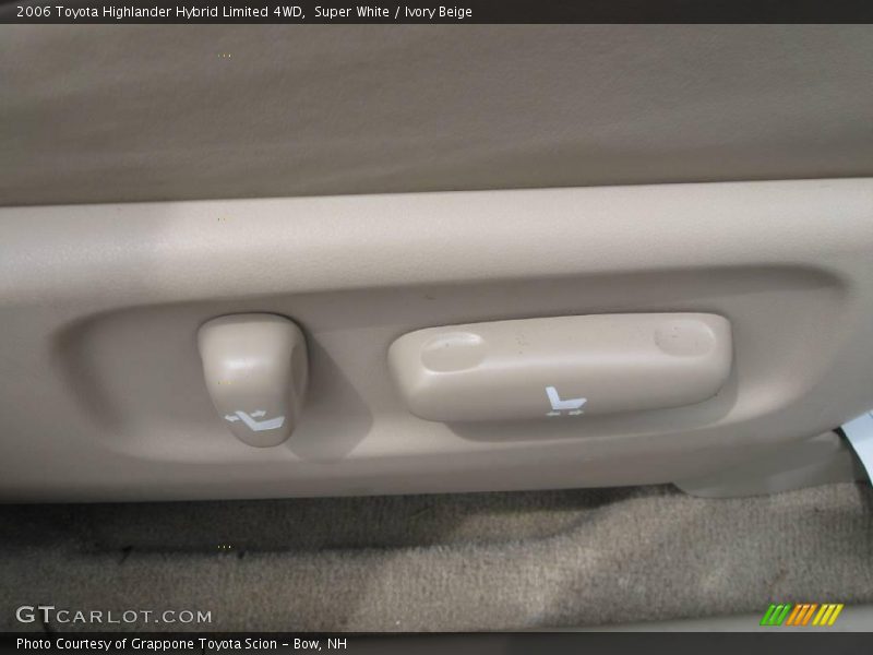 Super White / Ivory Beige 2006 Toyota Highlander Hybrid Limited 4WD