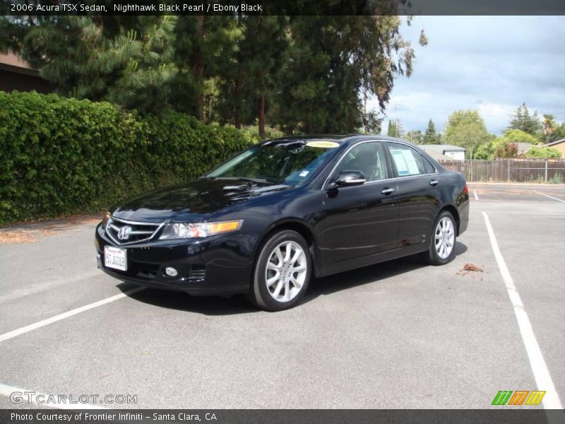 Nighthawk Black Pearl / Ebony Black 2006 Acura TSX Sedan
