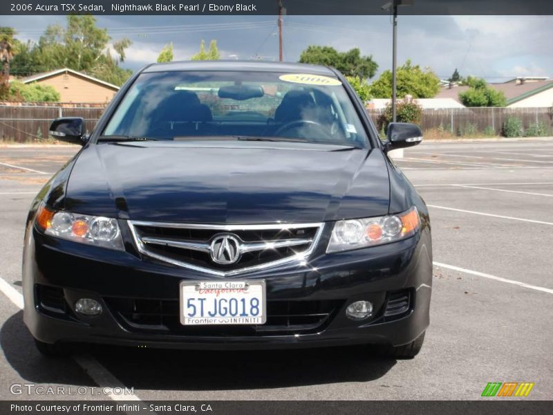 Nighthawk Black Pearl / Ebony Black 2006 Acura TSX Sedan
