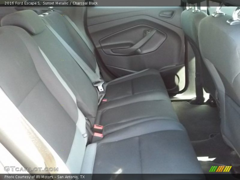Sunset Metallic / Charcoal Black 2016 Ford Escape S